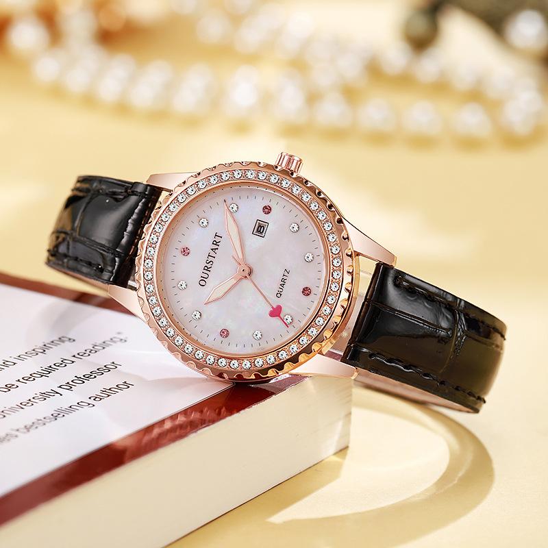 Noua modă Set de ceasuri simple personalizate Ceas de damă cu centură digitală fluture ceas de modă