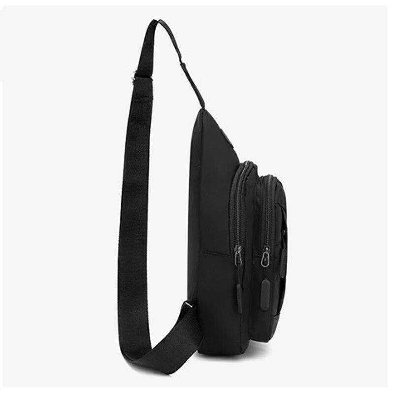 Borsa a tracolla da uomo Rilibegan Sportiva alla moda Borsa a spalla singola Grande capacità Borsa a tracolla da uomo Borse a spalla singola da uomo