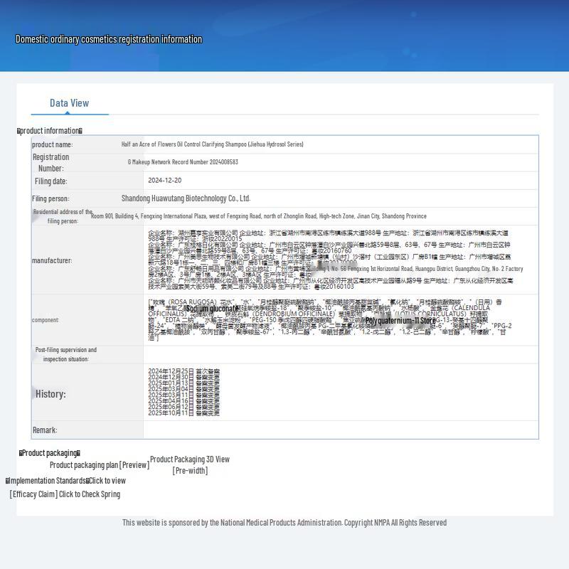 Little Dream Garden Oil Control Volumizing Shampoo