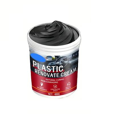 Automotive Plastic Renewal Refurbishing Cream Refinishing Agent Dashboard Tire Blackening Wax Scratch Remover 400g