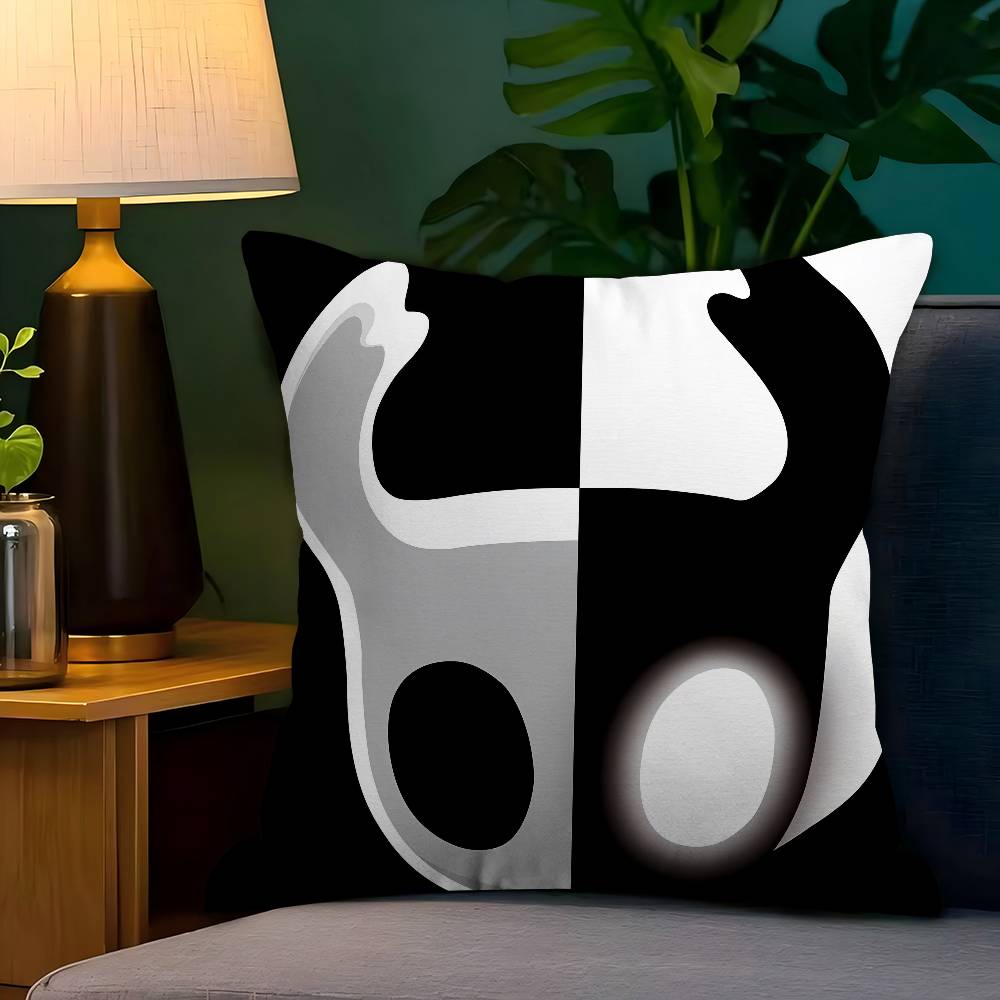 Games H-Hollow KnightS Pillowcase Toon Gift Cushion Cover Bedroom Home Sofa Chair Seat Decor Pillow Case