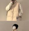 Men's Retro Hip Hop Cotton Down Vest - Warm Autumn/Winter American Style Jacket
