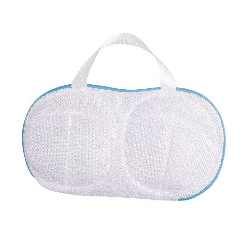 1pcs Home Use Bra Washing Bag Prevents Deformation Zippered Foldable Special Cleaning Bag Thickened Coarse Mesh Underwear Pocket