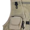 Gilet da Pesca a Mosca con Tasche Multiple Fotografia Gilet Utility Rimovibile Cappotto Capospalla per