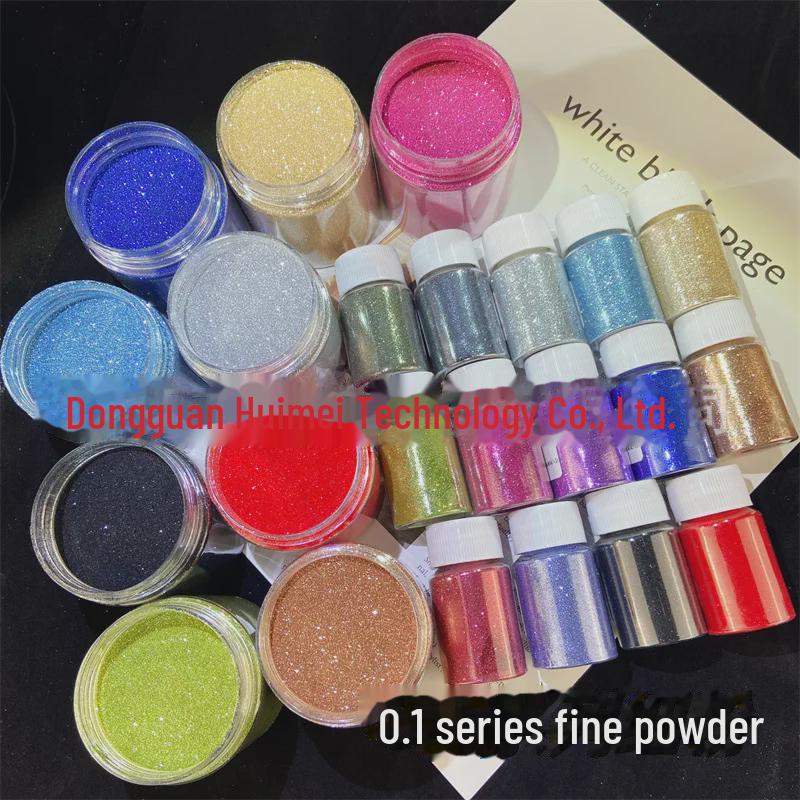 Ultra-Fine Colorful Glitter Diamond Nail Art Powder with Flash Crystal and Quicksand Effect