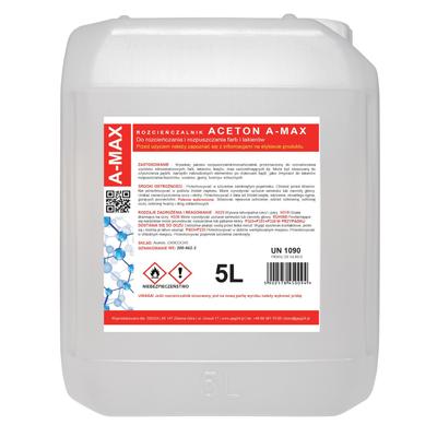 Odstraňovač laku na nehty AMAX aceton 5L