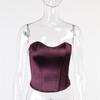Fashion Outwear Sexy Bandeau Tube Top Short Vest Female Corset Crop Tube Tank Top Women