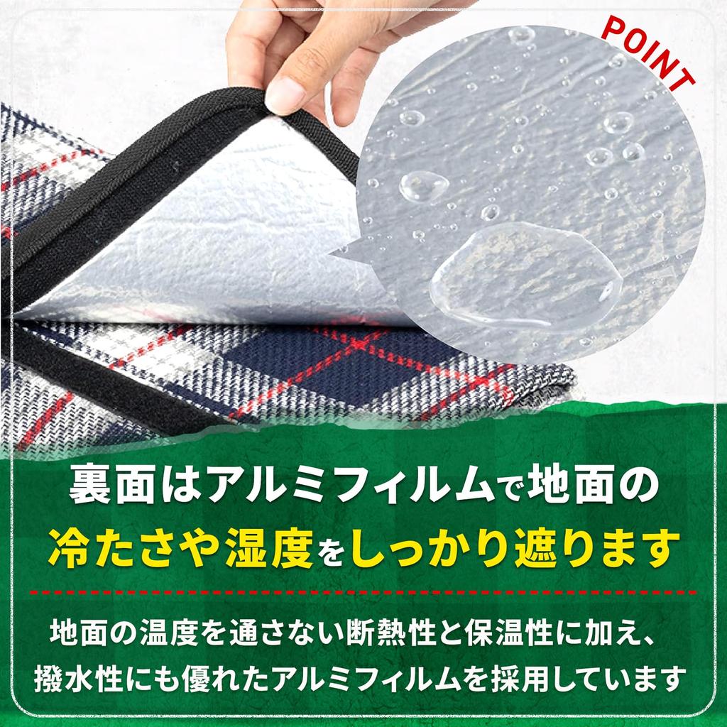 G.G.N. Leisure Mat Navy Leisure Sheet Thick Compact Mat Pattern GN02CM008