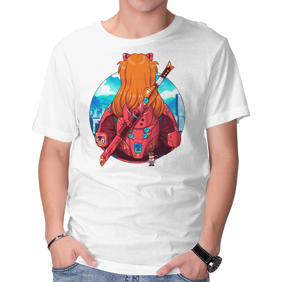 Unisex Crew Neck T-Shirt Second Summer Graphic Short Sleeve Casual Tee XS