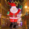 Zaino Babbo Natale Decorazione Natalizia Giocattoli Gonfiabili Con Luce LED Modello Gonfiabile 1.8M Regalo per le Feste Decorazione Interna Esterna
