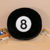 Custom Black 8 Ball Pillows Shape Cushions Logo Covers Decoration Home Sofa Designer Round Throw Pillow