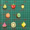 DIY Resin Accessories: Cute Fruit & Veggie Slice Series (Lemon, Strawberry, Watermelon, Lotus Root, Banana Pendants)
