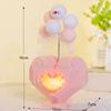 DIY Rosa Liebe Ballon Ornamente Bausteine ​​999 stücke Weihnachten Valentinstag Geschenk Zu Montieren Baustein Werbung