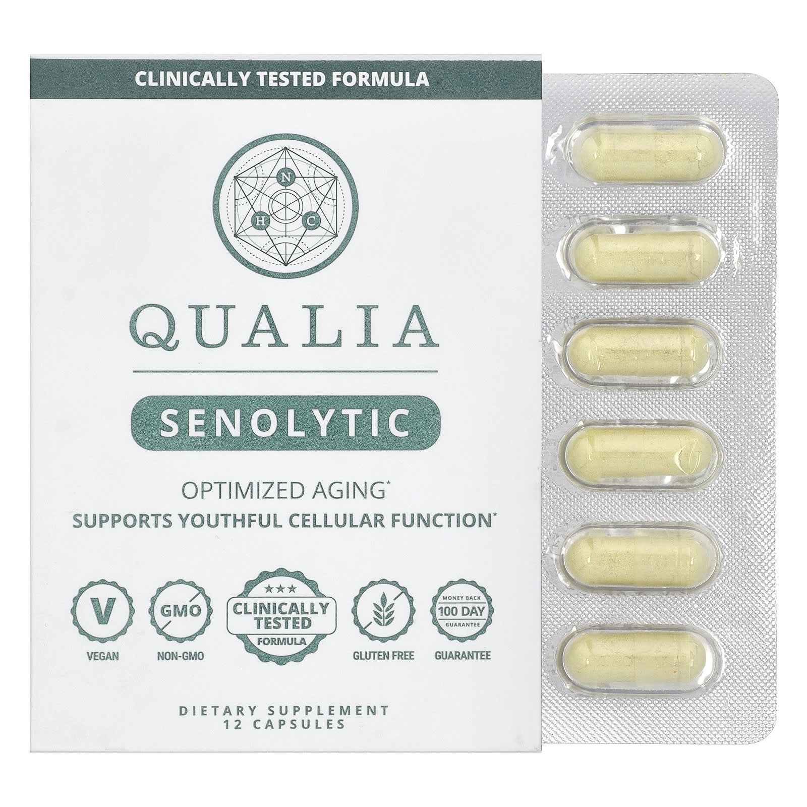 

Senolytic, 12 Capsules