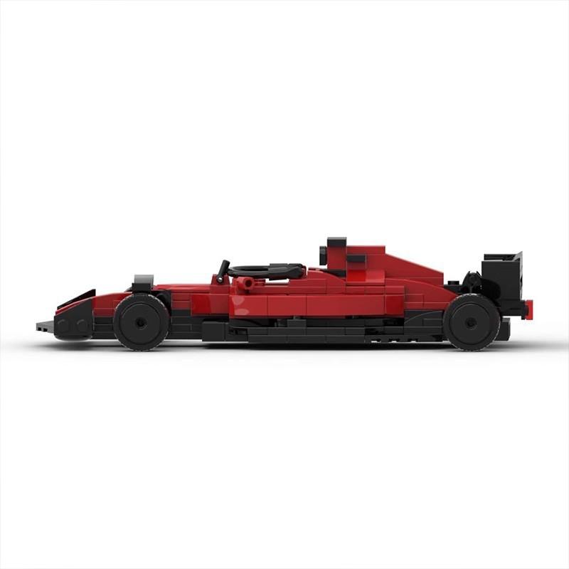 Formula 1 Racing Car Building Block Red Sports Car Model Assembly Toy Compatible Small Particle Set