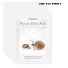 Nature Skin Mask Schnecke 23ml X 10 Blätter - Regenerierendes & Straffendes Gesichtsmasken-Sheet-Pack für Hautelastizität (10 Blätter)