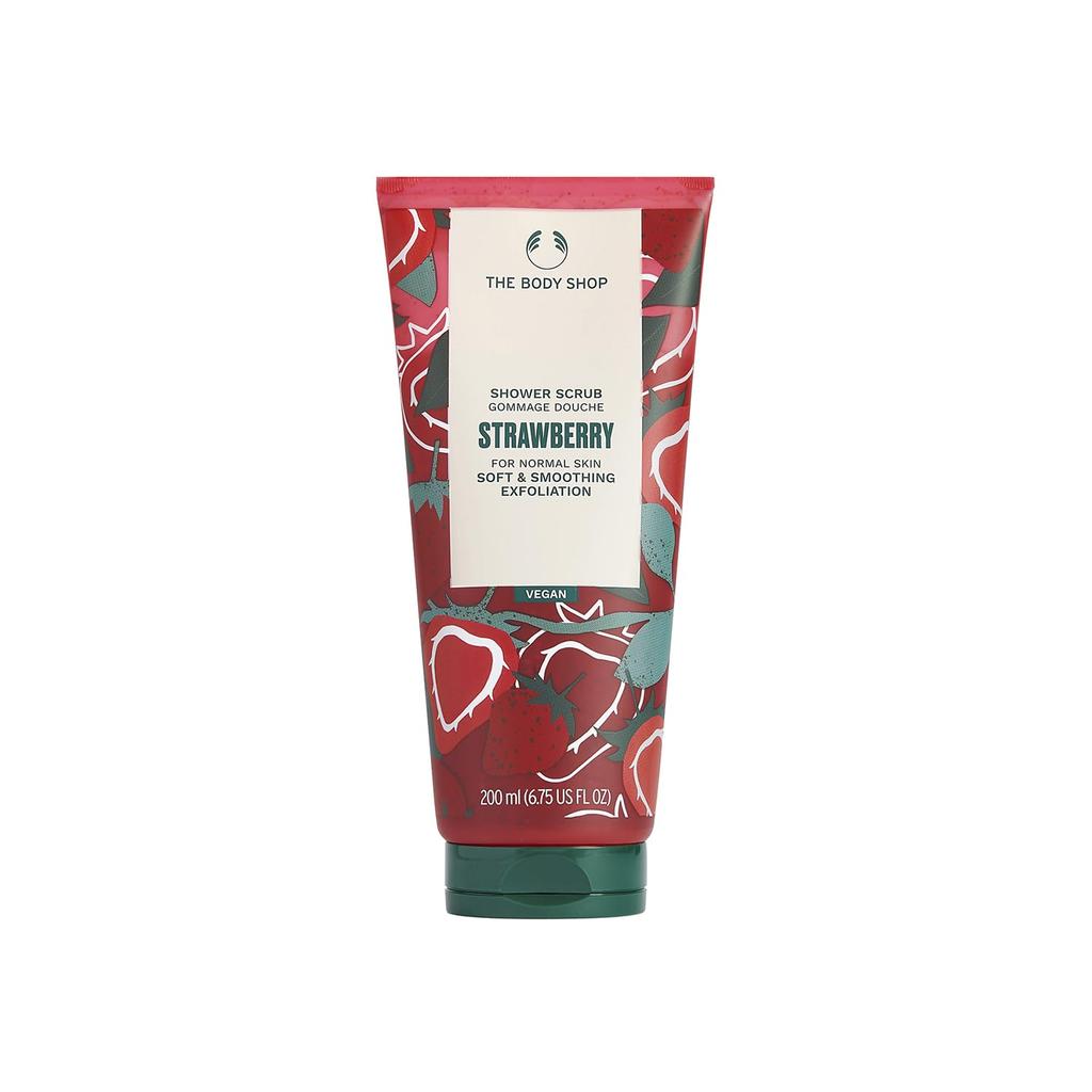 The Body Shop Shower Scrub ST 200mL [Official] (Strawberry Scent) [Authentic]