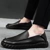 Classic Business Men's Formal Shoes Soft Soled Comfortable Loafers Summer Breathable Versatile Men's Genuine Leather Shoes