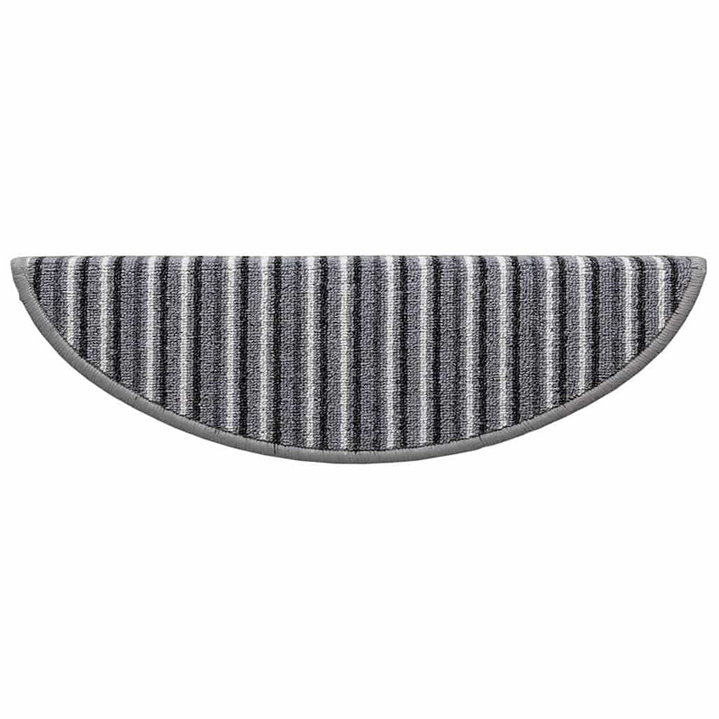 Self Adhesive Stair Treads 15 Pcs Gray 56 X 17 X 3 Cm