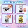 18Pcs Plastic Silhouette Paper for Lighting Decoration Paper Cut Light Box Fairy 100x90mm