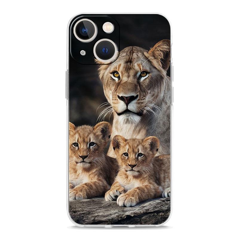 Lion Alpha Male Cub Phone Case For IPhone 18 11 Cases IPhone 18 15 12 13 14 16 Pro Max X XR XS 14 15 Plus 16Pro IPhone 1816 Clear Cover