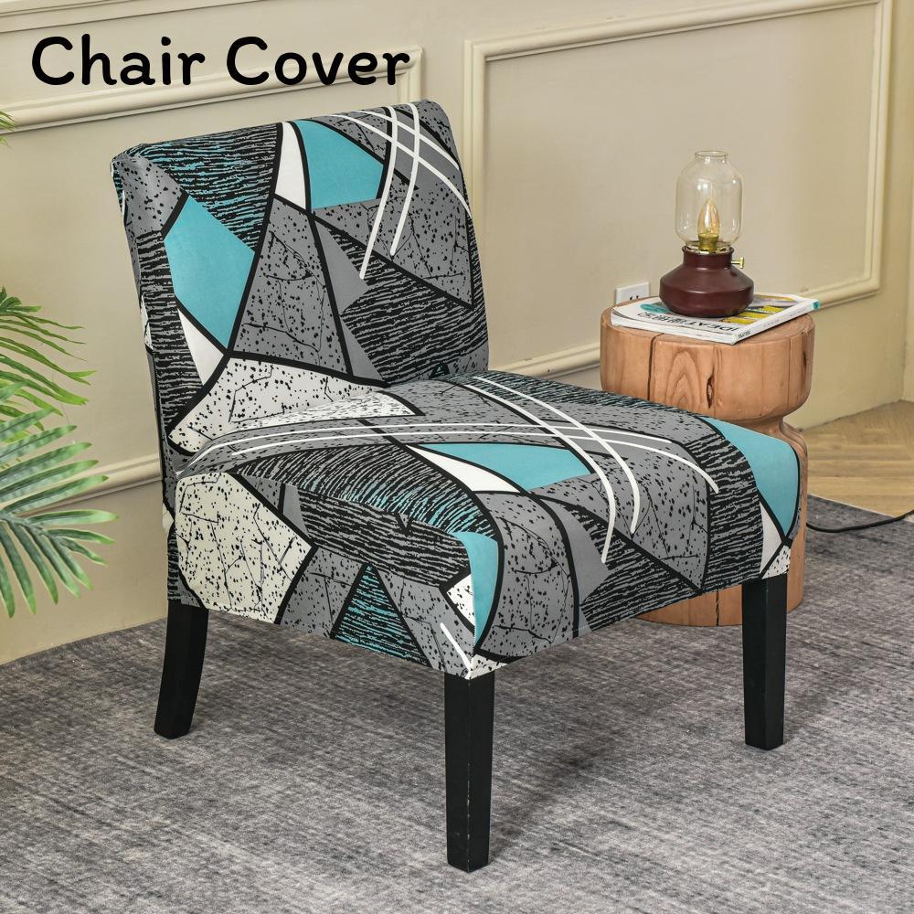 Fat Head Chair Cover No Armrest Fabric Protector With Non Slip And Dustproof For Home Dining Decor
