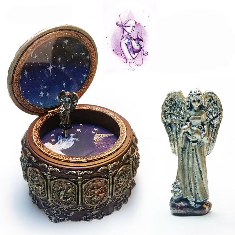 Carousel Music Box, Birthday Gift For The Twelve Zodiac Signs