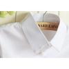 Fashion High Grade Shirt Fake Collar Women False Collar Chiffon Shirt Removable Mujer Detachable Collar Lapel Blouse Top
