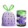 Durable Drawstring Trash Bags 50/100 Pack Lime Green Printed Tear-Free Garbage Sacks for Home Kitchen Bathroom Cleaning