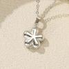 LNCHRAN 304L Stainless Steel Four-Leaf Clover Pendant Necklace for Women