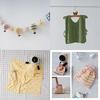 Knitworm Hug Cotton Baby Yarn, Medium Weight, 5 Balls, 30g (Approx. 81m), 100% Cotton (4. Light Green)