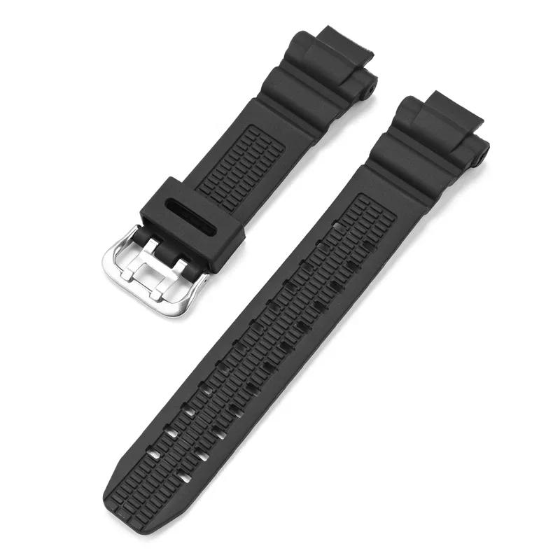 Резиновый ремешок YpmTPU для серии Casio G-Shock GW-3500B GW-3000B GW-2000 G-1200B G-1250B Мужские спортивные часы Браслет Ремешок чёрный