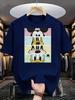 Disney Mickey and Friends Pattern Printed Tshirt Large Size Summer Mens Womens Casual Fashion Parent Child Top Daily Comfort