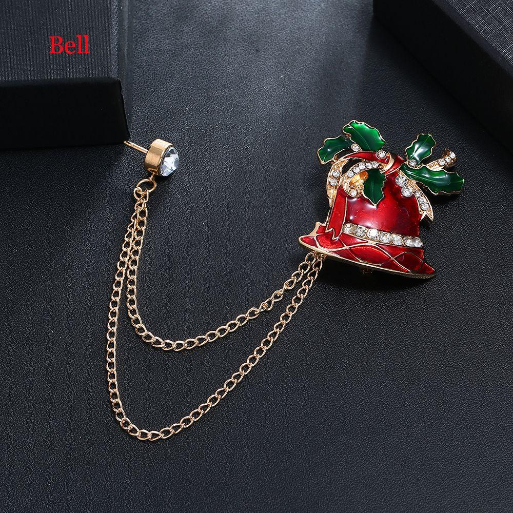 Jewelry Clothing decor Tassel Xmas Costumes Christmas Brooch Santa Claus Badge Pins