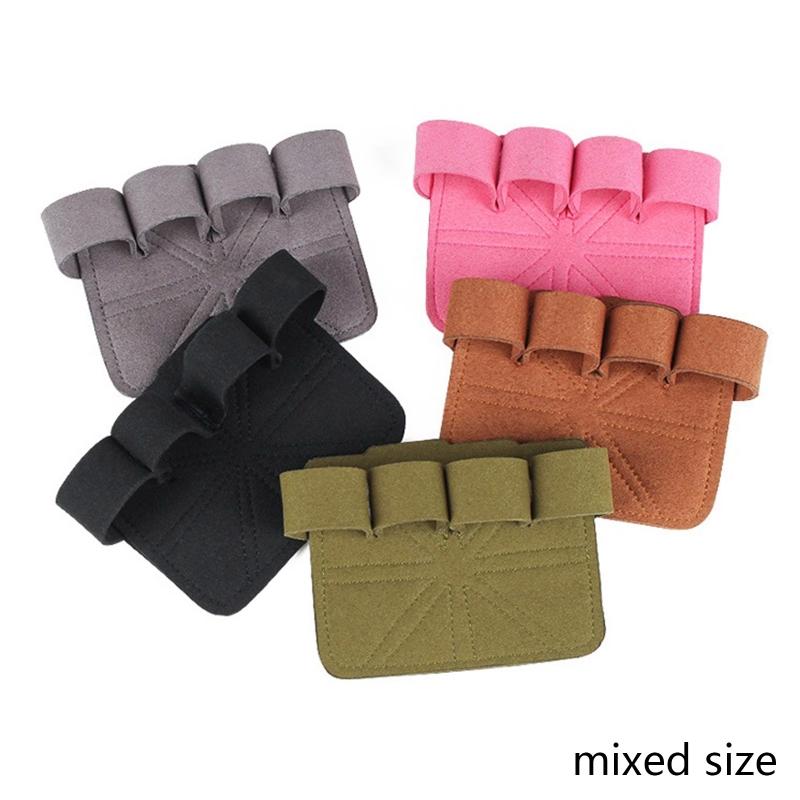 2Pcs Weight Lifting Training Half Finger for Palm Fitness Sports Bodybuilding Gymnastic Grips Gym Hand for Palm Protecto