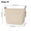 Felt Handbag Insert Liner Bag Multi-Pocket Bag Support Purse Liner Portable Large Capacity Internal Bag Storage Organization