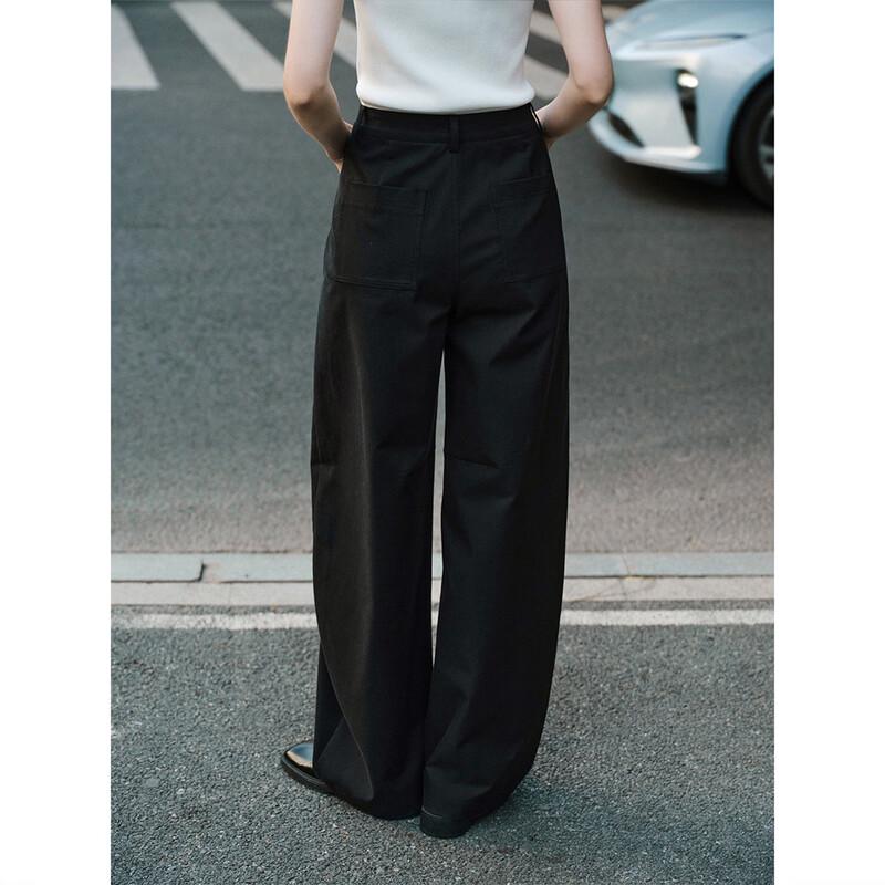 GIOVANNI VALENTINO Women's Wide-Leg Casual Trousers