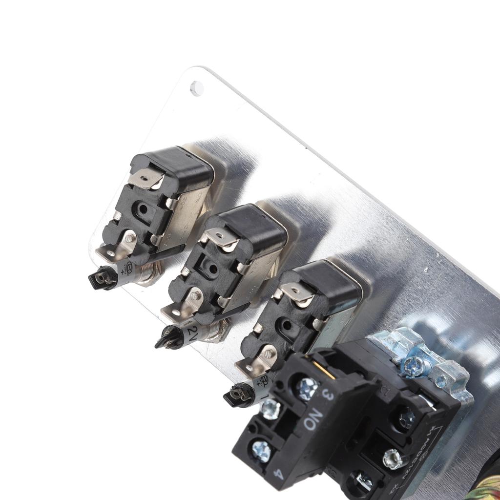 5-in-1 12V LED Kippschalter Zündpanel mit Motorstart-Druckknopf für Rennwagen Wohnmobil LKW