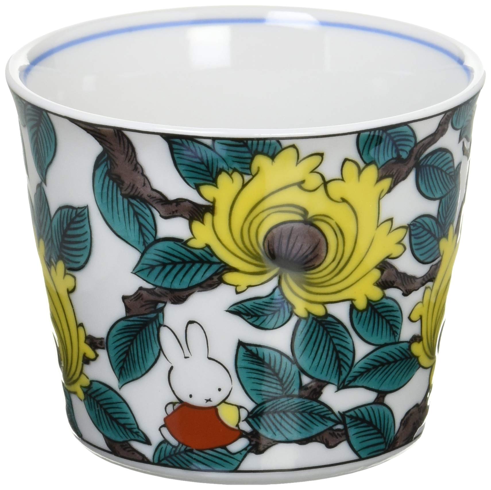 

Miffy Kutani ware soba cup with peony 211140