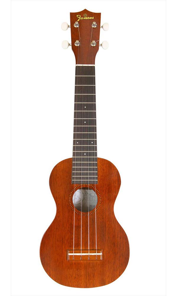 Domestic soprano ukulele mahogany [Famous] FS-12G (Famous wood, classic, easy, beginner's guide)