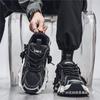 Mesh breathable sneakers design wavy thick-soled heightening dad shoes