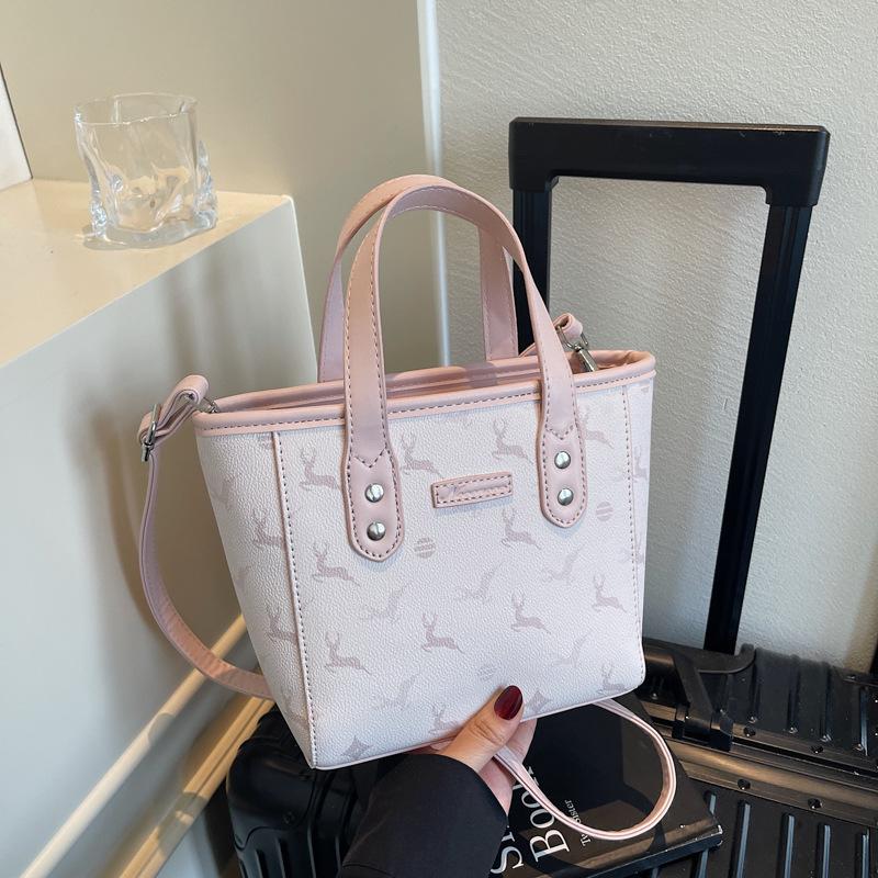 

Premium vegetable basket bucket small bag women s new fashion commuter handbag single shoulder oblique span bag розовый