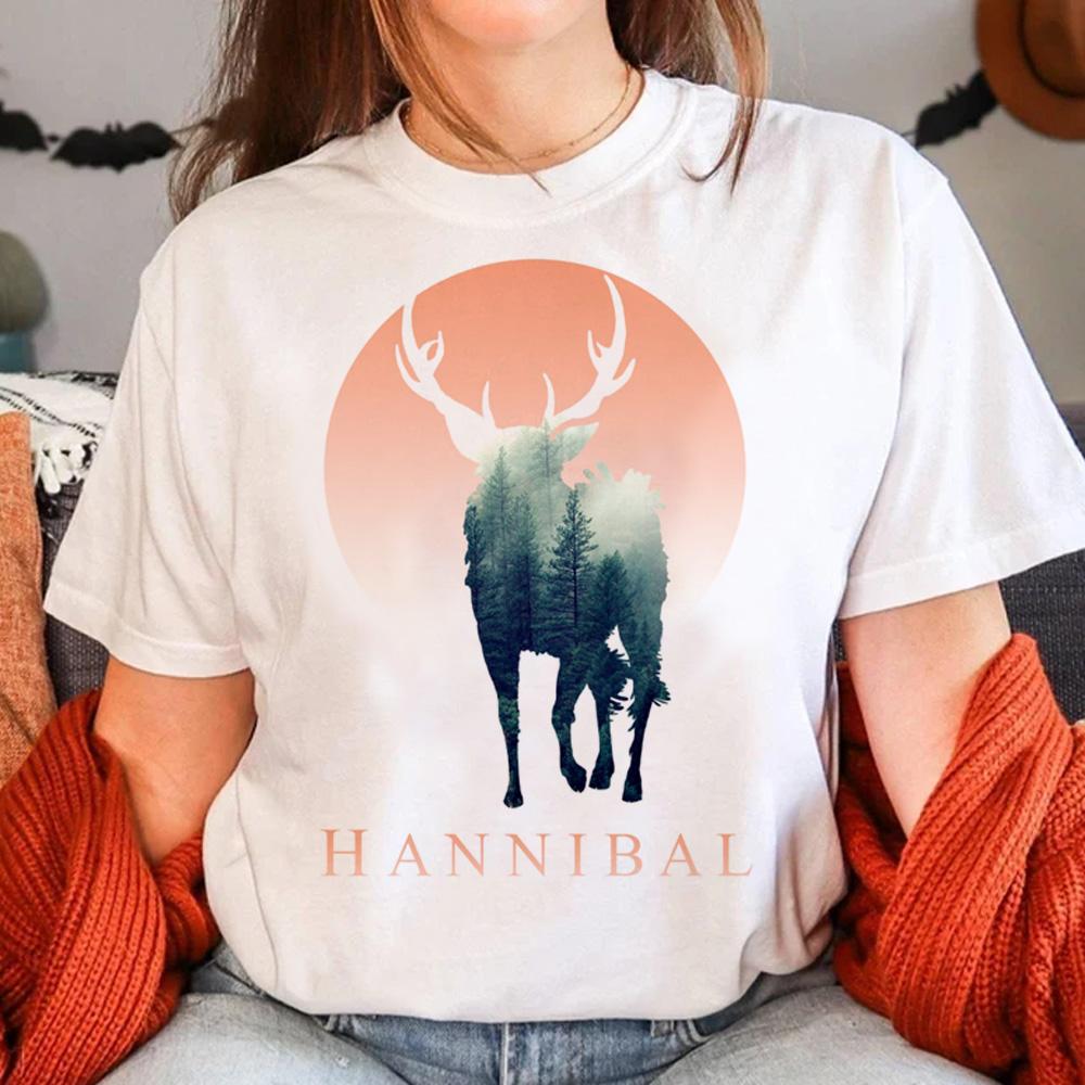 Hannibal tshirt women summer Y2K comic t-shirts girl funny clothes