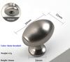 Poignées de Meuble Ovales en Alliage de Zinc à Trou Unique Disponibles en Plusieurs Couleurs Adaptées aux Poignées d'Armoire de Cuisine et aux Boutons de Tiroir