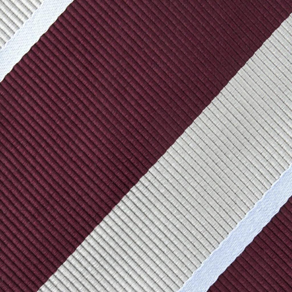 Ogier Silk and Cotton Blend Regular Yamanashi Mogador Regimental Made in Stylish Men's Tie, Tie, Japan, Business,