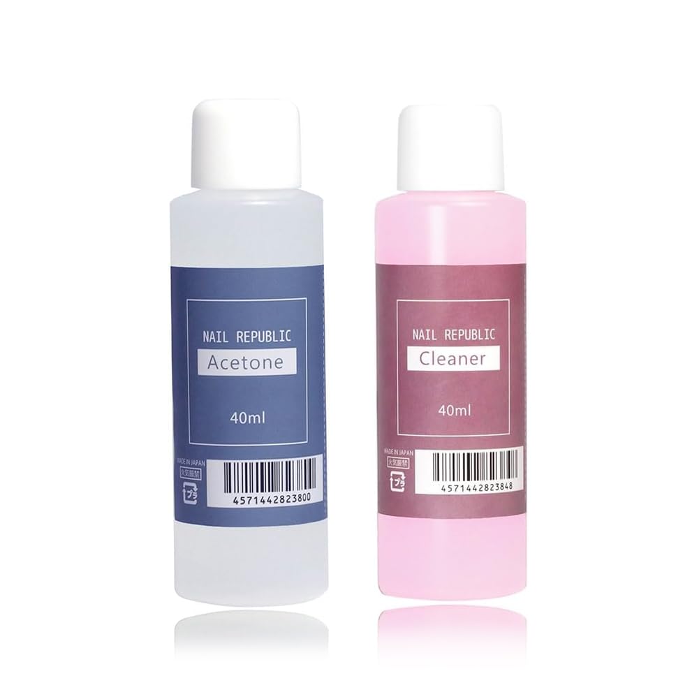 

Get two bottles at this gel nail 40ml Ideal for removing gel nail removing uncured and cleaning Made in price! Small-capacity remover/nail cleaner,
