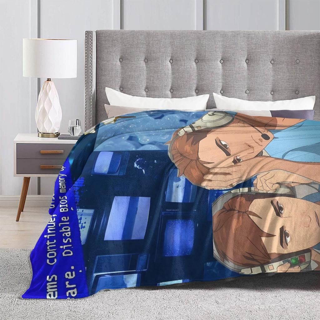 Warm Soft BlanketStudents Decorative Dispatch Game Bedding Throws Flannel Bedspread For Home Decor Comfortable Sofa Bed Cover