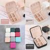 Jewelry Organizer Box With Leather Material For Earrings And Rings Storage