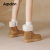 Augustine Platform Snow Boots New Winter Plush Thickened Fluffy Shoes Medium Tube Cotton Shoes