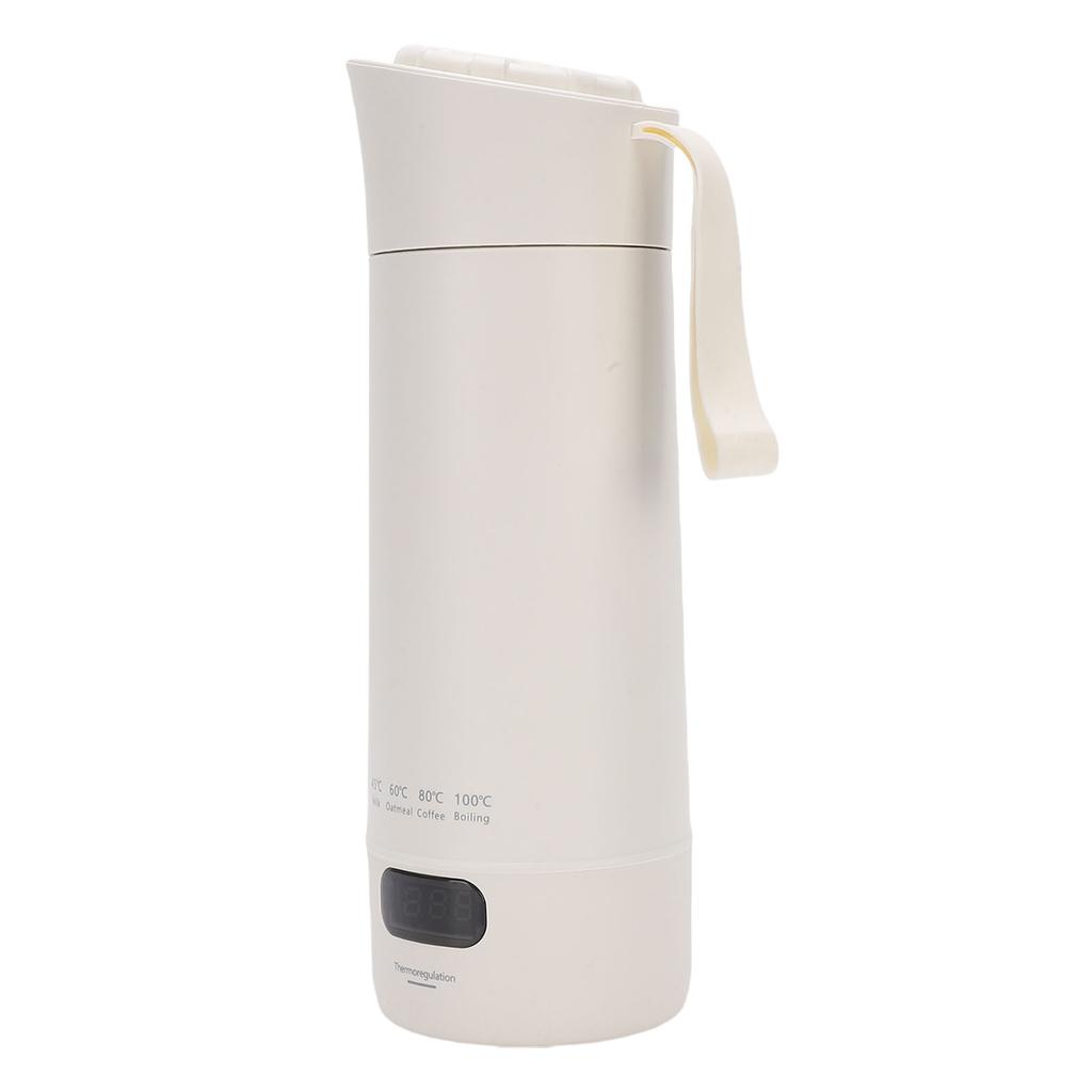 Travel Electric Kettle 300W 400ml Stainless Steel 3 Minutes Fast Heating Portable Small Hot Water Boiler with Display